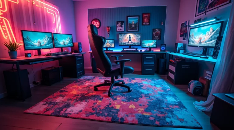 Gaming Room Rug
