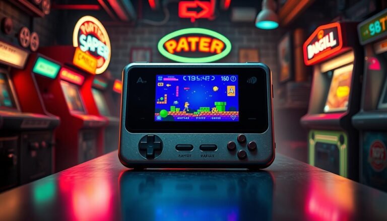 retro handheld gaming console