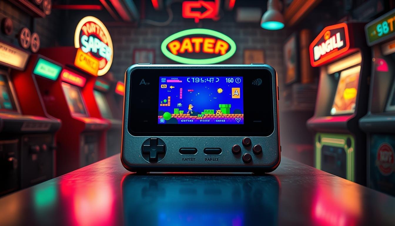 retro handheld gaming console